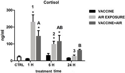 Brain and Pituitary Response to Vaccination in Gilthead Seabream (Sparus aurata L.)